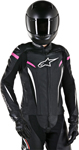Alpinestars Stella GP PLUS R V2 Leather Jacket (Black/White/Pink)