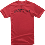 Alpinestars Kid's BLAZE Tee Short Sleeve T-Shirt (Red/Black)