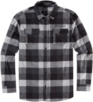 Icon FELLER Flannel Shirt (Black/Gray)