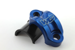 Works Connection Aluminum Rotating Bar Clamp Honda/Kawasaki/KTM/Suzuki/Yamaha (Blue) 31-100