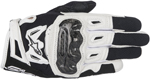 Alpinestars Stella SMX-2 Air Carbon V2 Touchscreen Leather Motorcycle Gloves (Black/White)