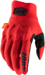 100% COGNITO Gloves (Red/Black)