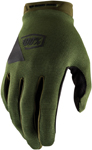 100% RIDECAMP Gloves (Green/Black)