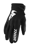Thor Youth Sector Gloves (Black)