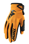 Thor Youth Sector Gloves (Orange/Black)