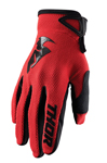 Thor Youth Sector Gloves (Red/Black)