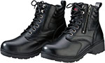 Z1R MAXIM Ankle-Height Leather Boots (Black)