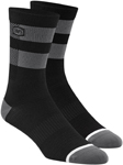 100% FLOW Performance Socks (Black/Grey)