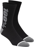 100% RYTHYM Merino Wool Performance Socks (Black/Grey)