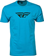Fly Racing F-Wing T-Shirt (Turquoise)