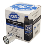 S&S Cycle Oil Change Kit for 2017-'19 Harley-Davidson M8 Models | 20W-50 | 162233