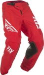 Fly Racing Boys Youth Kinetic Shield Pants (Red/White)
