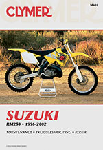 Clymer Repair Manual for Suzuki RM250 1996-2002
