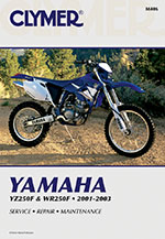 Clymer Repair Manual for Yamaha YZ250F, WR250F 2001-2003