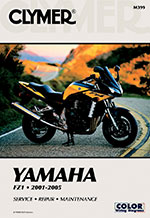 Clymer Repair Manual for Yamaha FZ1 2001-2005, FZS1000 U.K. 2001-2003