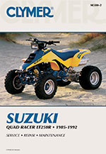 Clymer Repair Manual for Suzuki Quad Racer LT250R 1985-1992