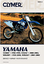 Clymer Repair Manual for Yamaha YZ400F, YZ426F, WR400F & WR426F