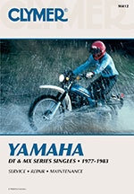 Clymer Repair Manual for Yamaha DT100, DT125, DT175, DT250, DT400, MX100, MX175