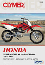 Clymer Repair Manual for Honda XR80R, CRF80F, XR100R and CRF100F 1992-2009