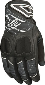 FLY Street - VENUS Touchscreen Motorcycle Gloves (Black/Grey)