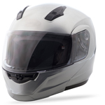 GMAX MD04 Modular Motorcycle Helmet (Metallic Silver)