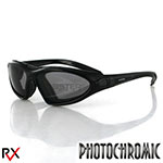 Bobster Road Master Convertible Goggles (Black Frame, Photochromic Lens)