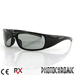 Bobster Gunner Convertible Goggles (Black Frame, Photochromic and Clear Lenses)