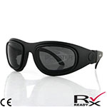 Bobster Sport & Street 2 Convertible Sunglasses (Black Frame, 3 Lenses)