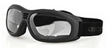 Bobster Touring II Goggles (Black Frame, Anti-fog Clear Lenses)