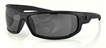 Bobster AXL Sunglasses (Black Frame, Anti-fog Smoked Lens)