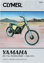 Clymer Repair Manual for Yamaha AT1, AT2, AT3, ATMX, DT125, MX125, GT1 GTMX GT80A GT80MXA YZ80, YZ100, DT100, MX100