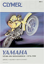 Clymer Repair Manual for Yamaha YZ100, YZ125, YZ175, YZ250, YZ400, YZ465, YZ490