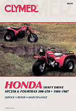 Clymer Repair Manual for Honda TRX200, ATC250ES, ATC250SX, Fourtrax 250