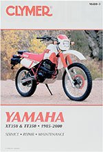 Clymer Repair Manual for Yamaha XT350 1985-2000, TT350 1986-1987