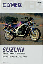 Clymer Repair Manual for Suzuki GS500 Twins 1989-2002