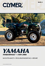 Clymer Repair Manual for Yamaha Timberwolf YFM250, YFB250, YFB250FW