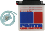 Parts Unlimited 12V Conventional Battery R12N11-3A-1 (R12N11-3A-1)